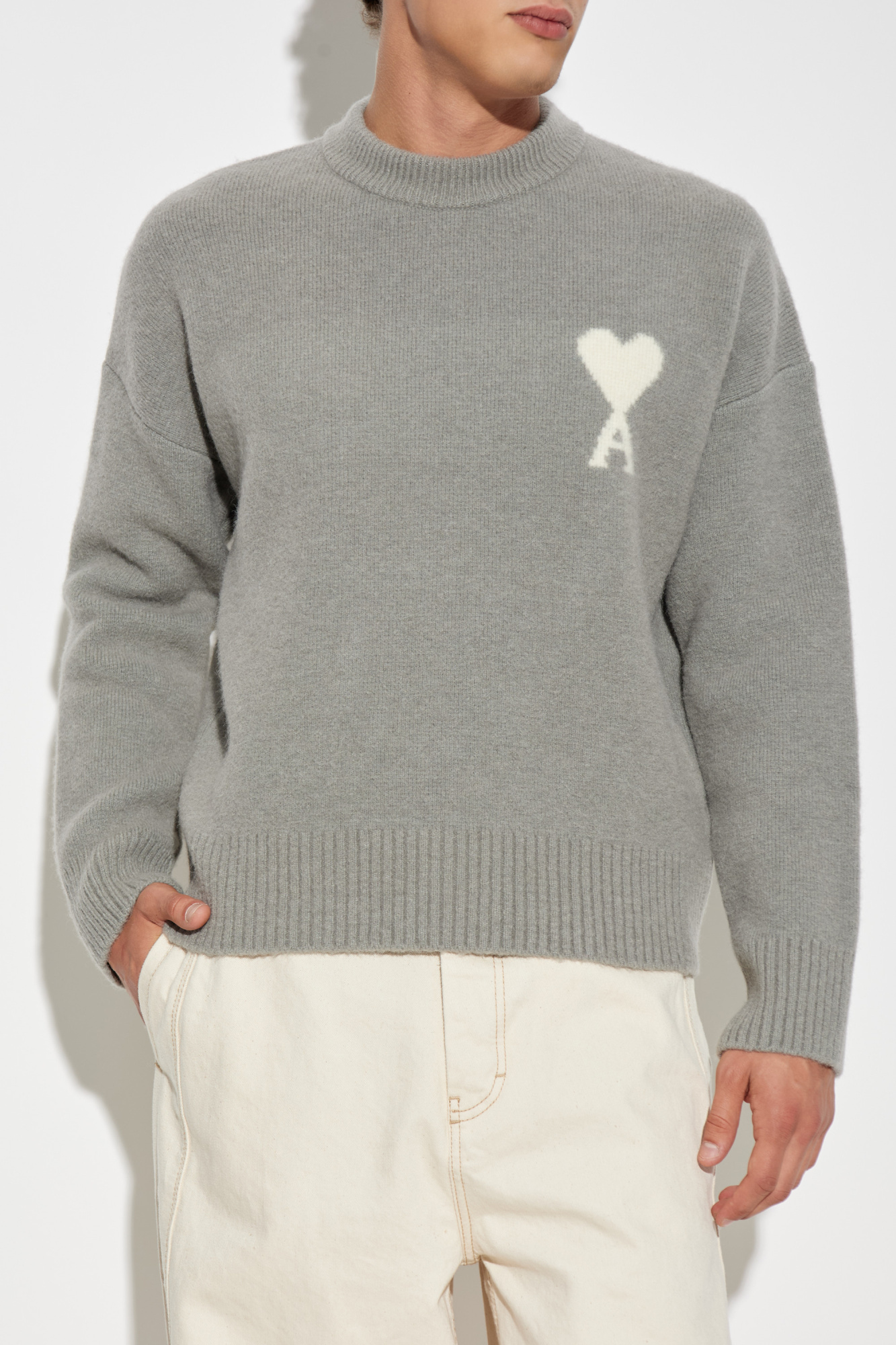 Ami Alexandre Mattiussi Sweater with logo | Men's Clothing